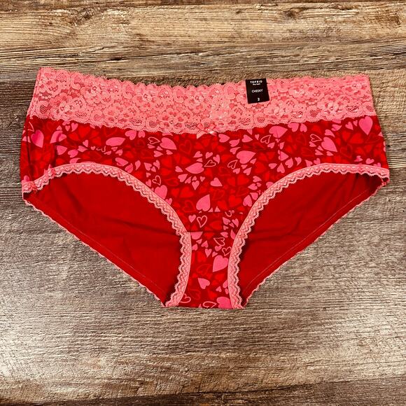 torrid Other - Torrid Red Heart Cheeky Panties 2X